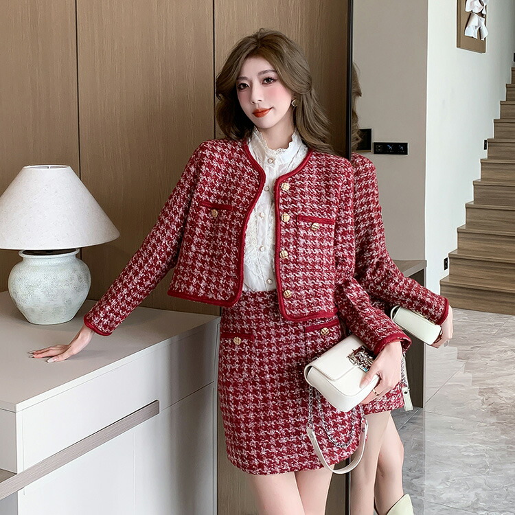 ツイード セットアップ 全2色[品番：JSFW0011832]｜JS  FASHION（ジェーエスファッション）のレディースファッション通販｜SHOPLIST（ショップリスト）