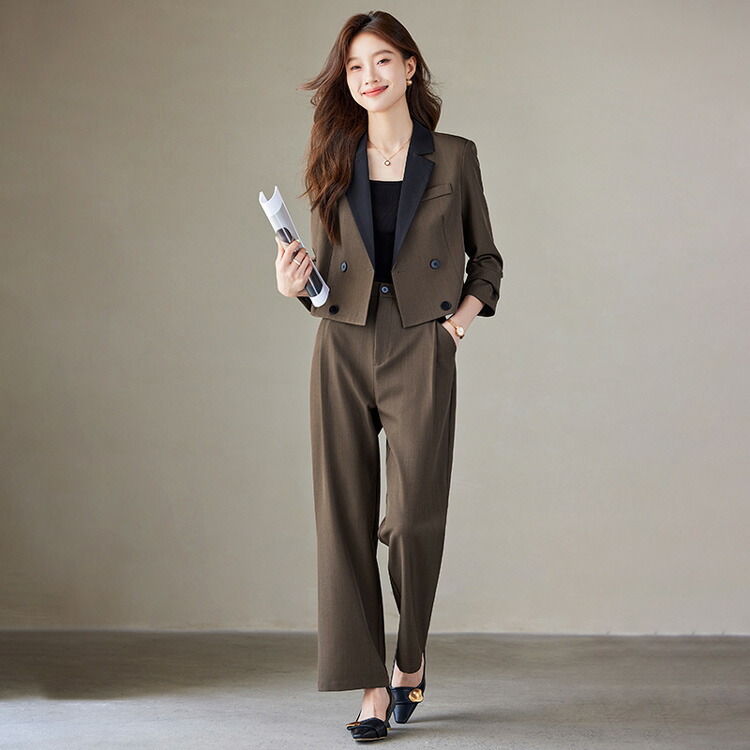 パンツスーツ セットアップ 全2色[品番：JSFW0014547]｜JS  FASHION（ジェーエスファッション）のレディースファッション通販｜SHOPLIST（ショップリスト）
