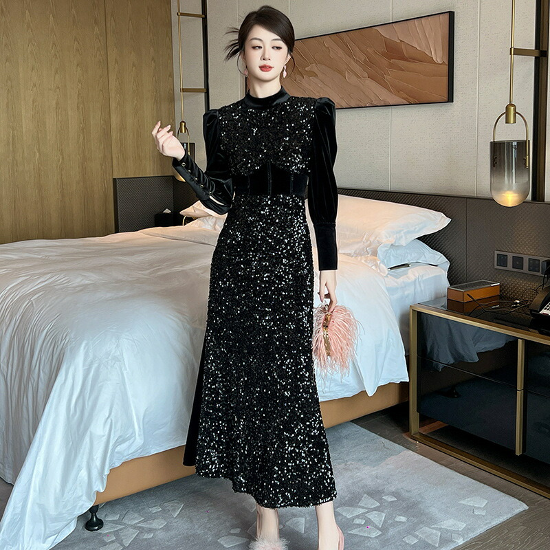 ドレスワンピース パーティードレス お呼ばれドレス[品番：JSFW0014713]｜JS  FASHION（ジェーエスファッション）のレディースファッション通販｜SHOPLIST（ショップリスト）