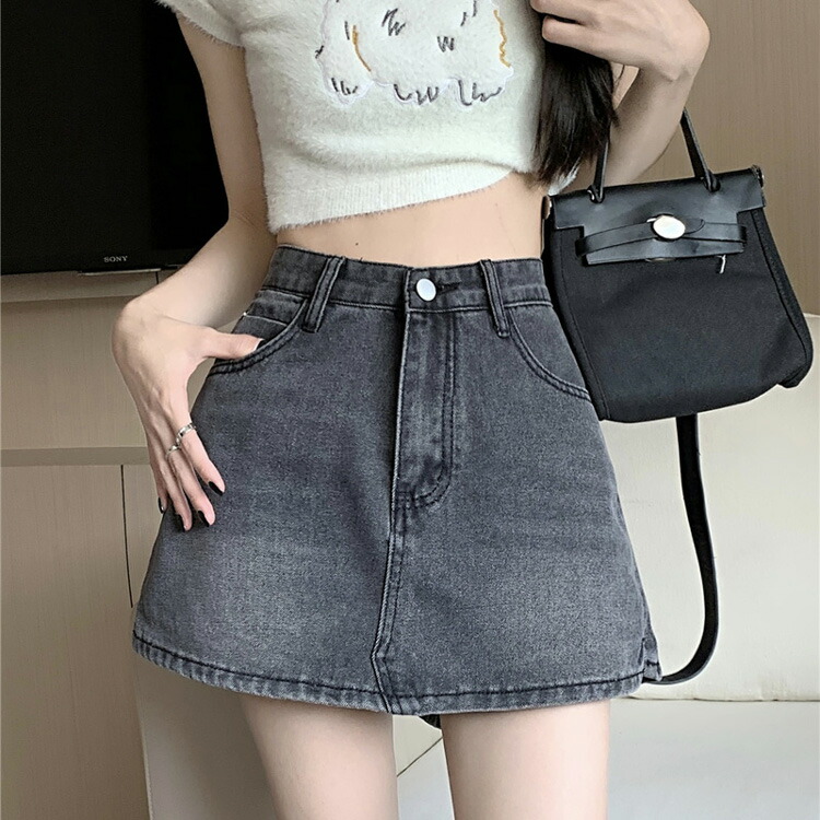 デニムキュロット スカート風 全2色[品番：JSFW0012889]｜JS  FASHION（ジェーエスファッション）のレディースファッション通販｜SHOPLIST（ショップリスト）