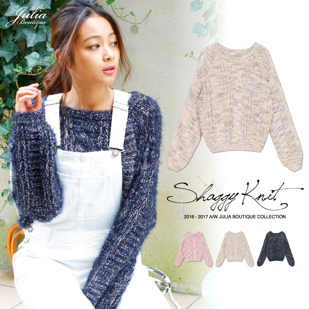 ハイセンスなミックスニットでコーデをアップデート シャギーmixローゲージニッ 品番 Ba Julia Boutique ジュリアブティック のレディースファッション通販 Shoplist ショップリスト