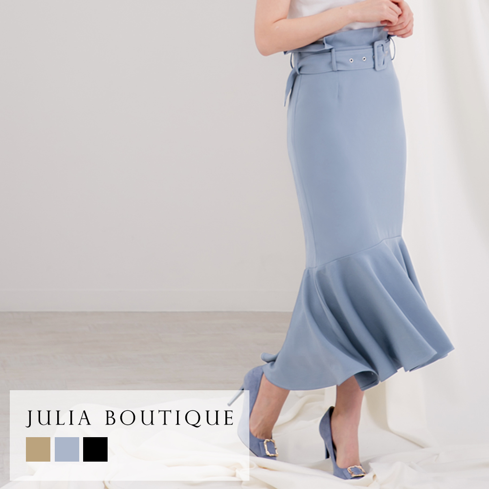 ウエストベルトマーメイドロングスカート 品番 Ba Julia Boutique ジュリアブティック のレディースファッション通販 Shoplist ショップリスト