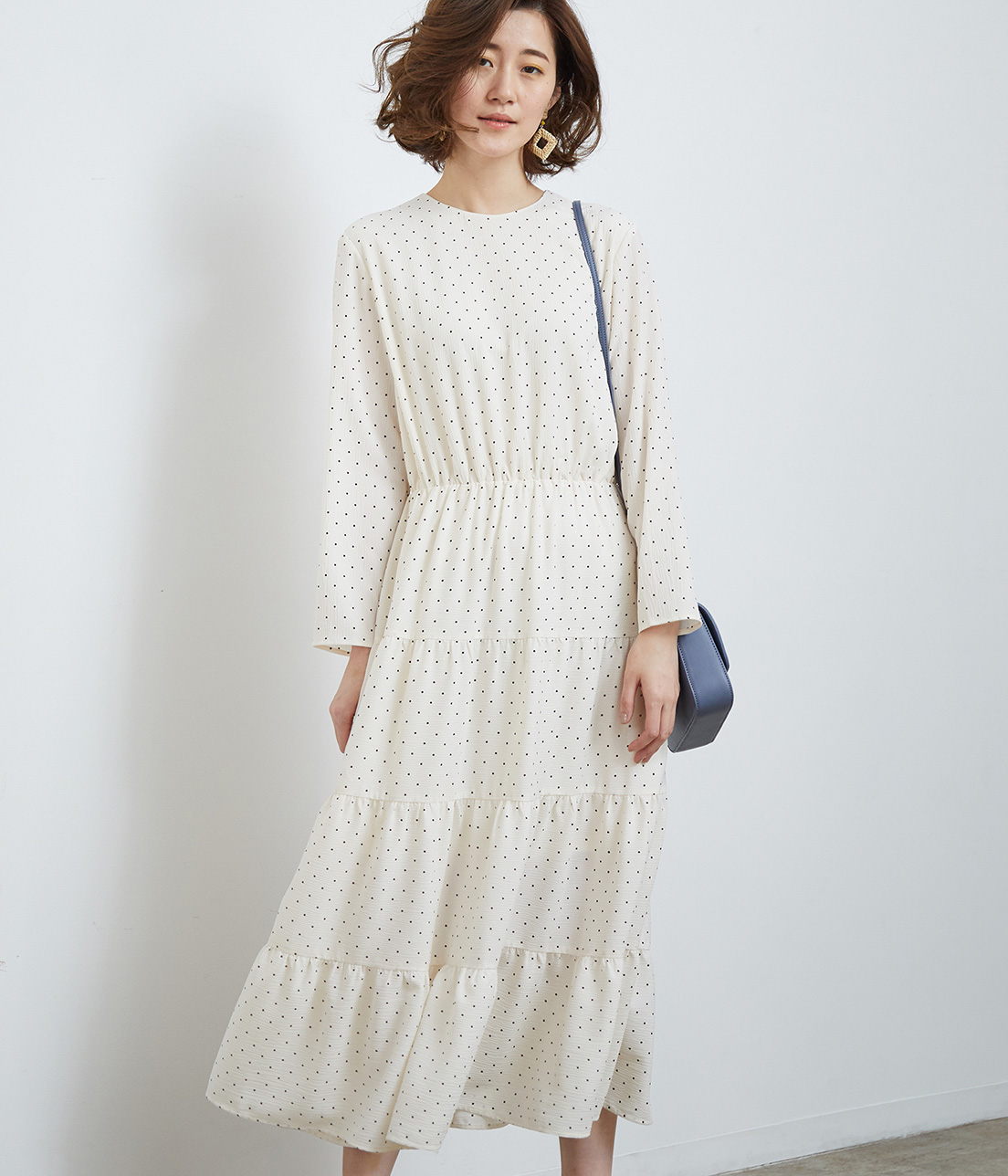 ドット小花ティアードワンピース 品番 Rpcw Rope Picnic ロペピクニック のレディースファッション通販 Shoplist ショップリスト