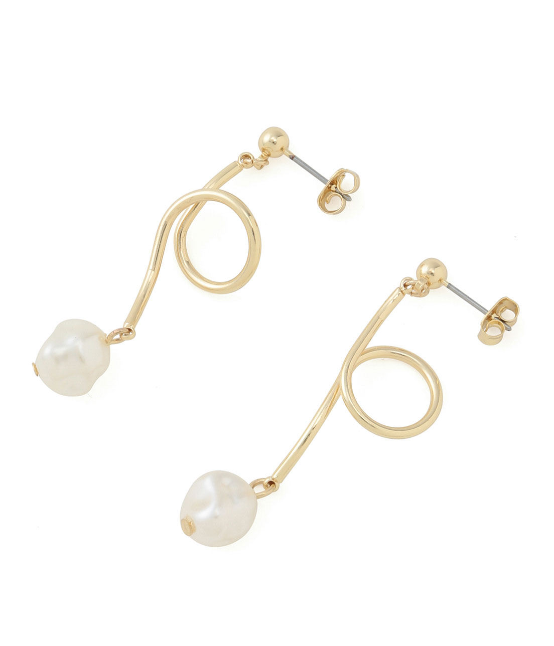 ツイストメタルパールピアス[品番：RPCW0006226]｜ROPE' PICNIC（ロペ ...