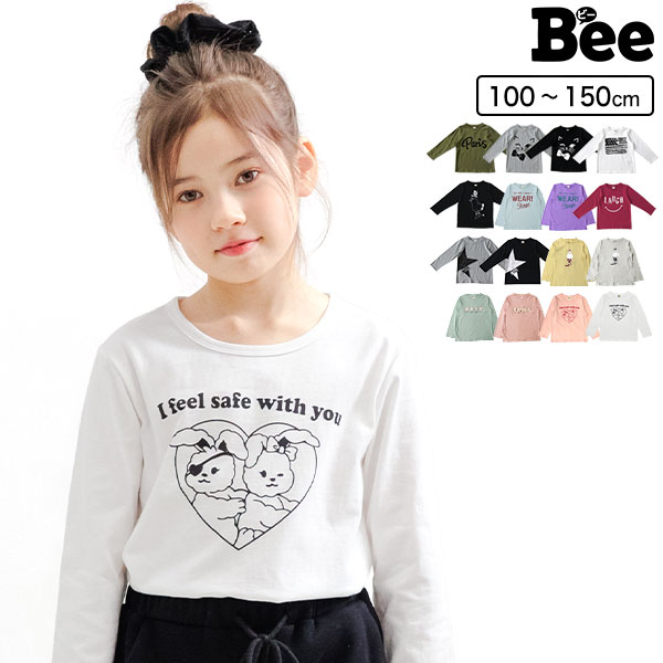 プリント長袖Tシャツ 子供服 キッズ 男の子 女の子 春 秋 冬 韓国子供服[品番：BEEK0001770]｜子供服Bee（コドモフク ビー）のキッズ ファッション通販｜SHOPLIST（ショップリスト）