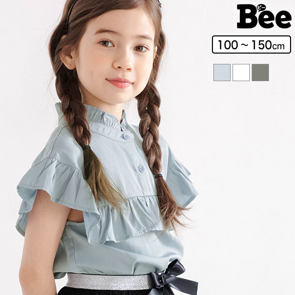 ノースリーブブラウス 子供服 キッズ 女の子 夏 韓国子供服 cle[品番：BEEK0002965]｜子供服Bee（コドモフク  ビー）のキッズファッション通販｜SHOPLIST（ショップリスト）
