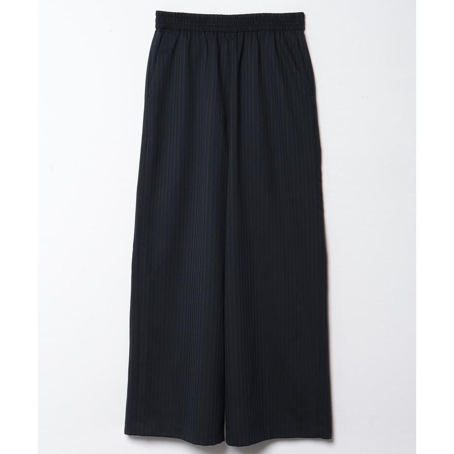 ピンストライプゴムワイドパンツ[品番：LAVW0016597]｜LANVIN en Bleu 