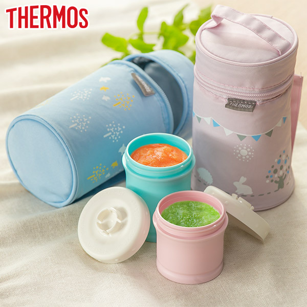 ☆THERMOS サーモス☆離乳食 保冷 まほうびんの離乳食ケース - 授乳/お