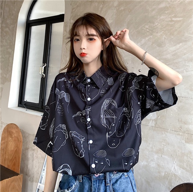 春夏新作 半袖 柄シャツ Tシャツ トップス カットソー  韓国ファッション[品番：EQ000006249]｜luby（ルビー）のレディースファッション通販｜SHOPLIST（ショップリスト）