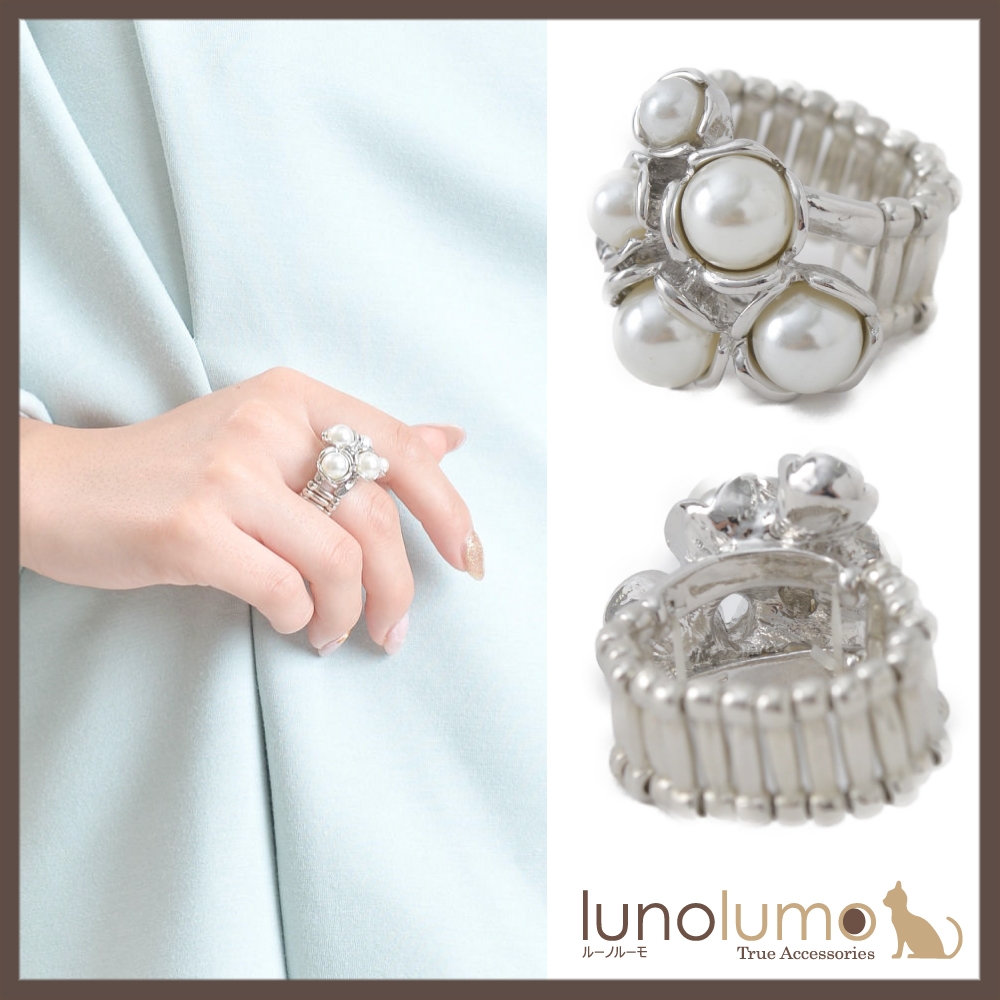 不揃いパールのストレッチリング P 品番 Lnla Lunolumo ルーノルーモ のレディースファッション通販 Shoplist ショップリスト
