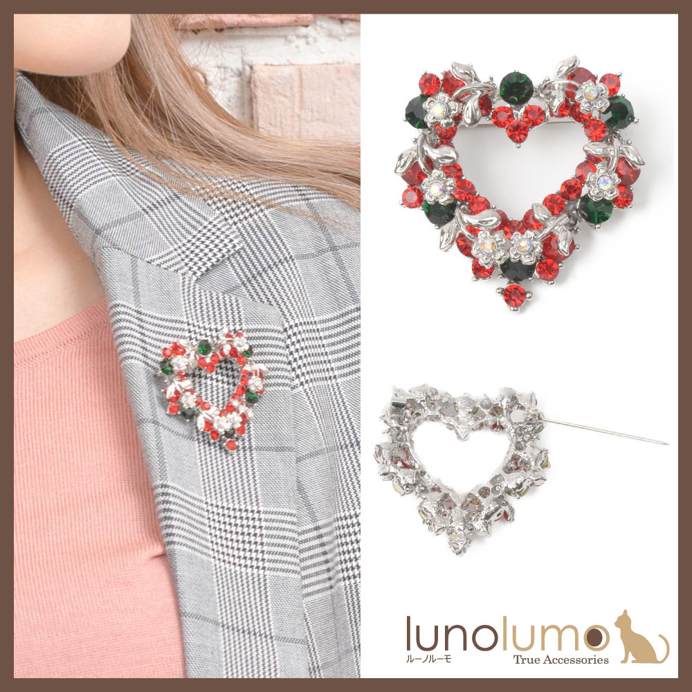 クリスマス ブローチ クリスマスリース 品番 Lnla Lunolumo ルーノルーモ のレディースファッション通販 Shoplist ショップリスト