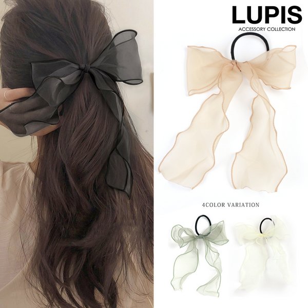 口コミ レビュー オーガンジーリボンヘアゴム Lupis ルピス レディースファッション通販shoplist ショップリスト