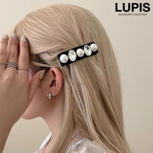 パール×ビジューぱっちんヘアピン[品番：LPSA0005341]｜LUPIS（ルピス