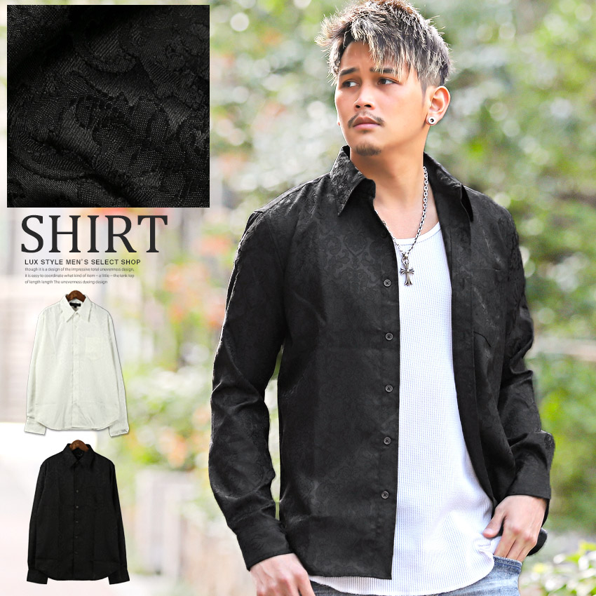 長袖シャツ メンズ サテン 品番 Lu Luxstyle ラグスタイル のメンズファッション通販 Shoplist ショップリスト