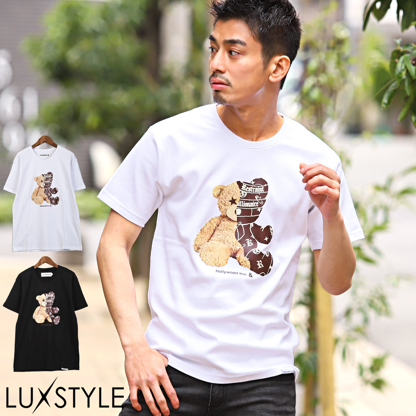 メンズTシャツ 半袖Tシャツ クマ[品番：LU000012616]｜LUXSTYLE（ラグ