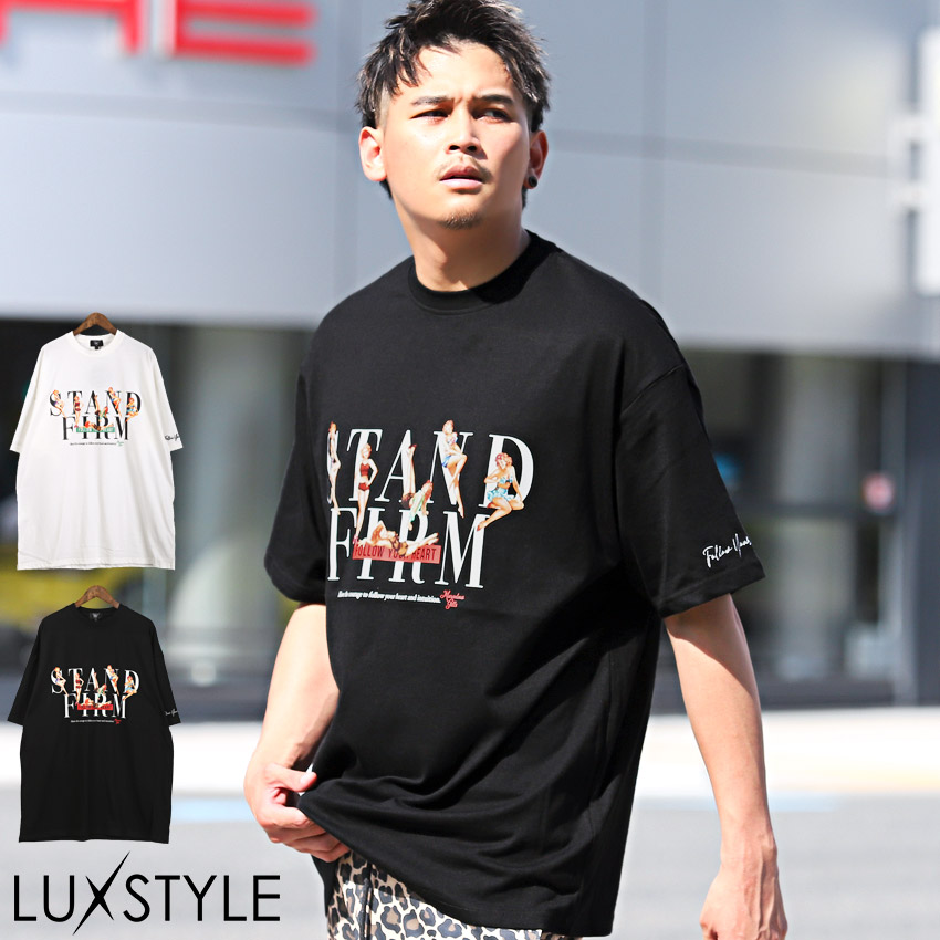 オフホワイト】Tシャツ メンズ 半袖[品番：LU000012662]｜LUXSTYLE