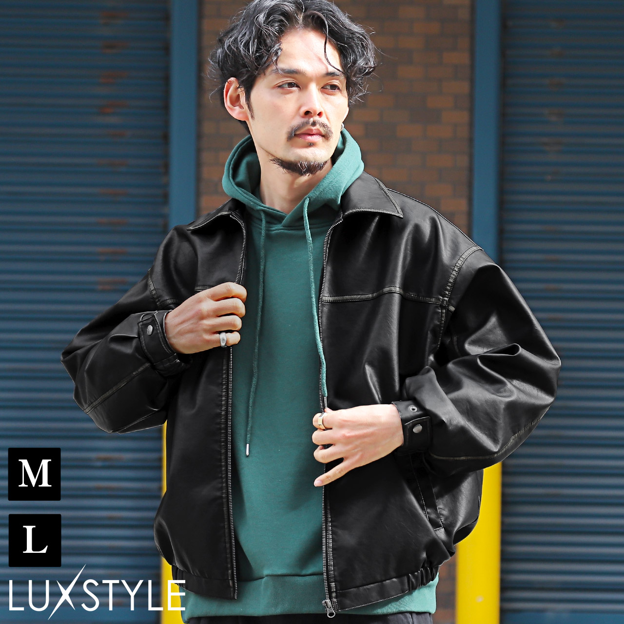 レザージャケット メンズ ブルゾン[品番：LU000013013]｜LUXSTYLE（ラグスタイル）のメンズ ファッション通販｜SHOPLIST（ショップリスト）