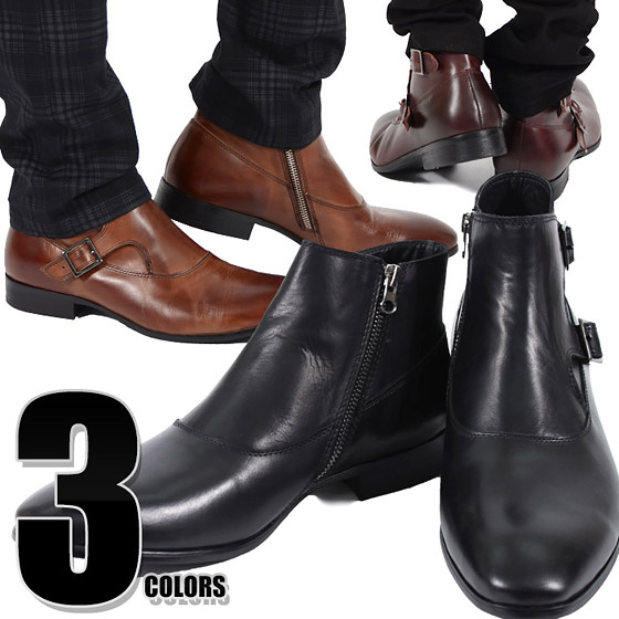 ブーツ メンズショートブーツ ベルト 品番 Lu Luxstyle ラグスタイル のメンズ ファッション通販 Shoplist ショップリスト