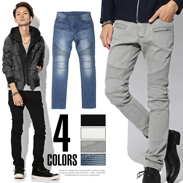 バイカーパンツ スキニーパンツ メンズ 品番 Lu Luxstyle ラグスタイル のメンズ ファッション通販 Shoplist ショップリスト