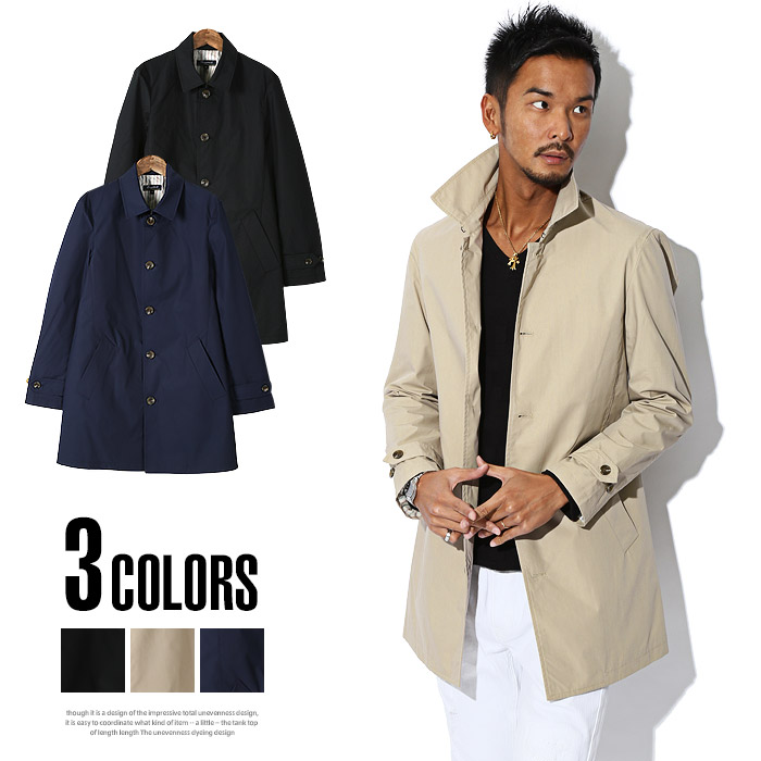 スプリングコート メンズ コートステンカラ コート 品番 Lu Luxstyle ラグスタイル のメンズ ファッション通販 Shoplist ショップリスト