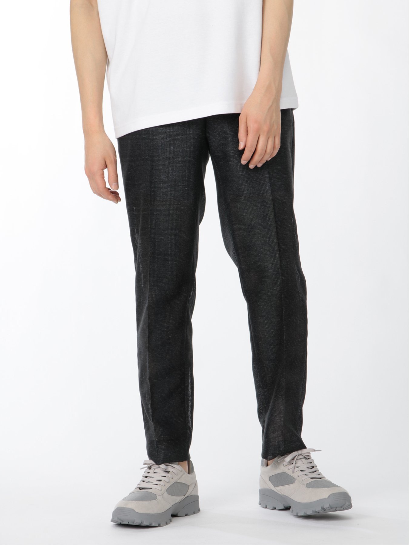 OSCAR / Super Semi-Wide Tailored Pants / gray – th products