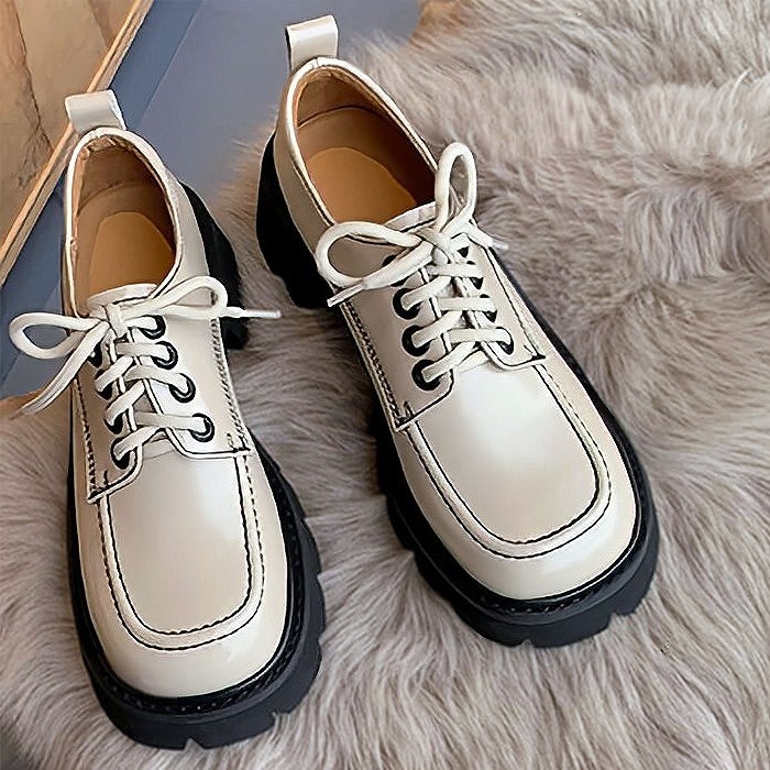 ころんとしたフォルムが可愛いマニッシュシューズ 厚底 マニッシュ[品番：MSDL0001904]｜maison de  LATIR（メゾンドラティール）のレディースファッション通販｜SHOPLIST（ショップリスト）