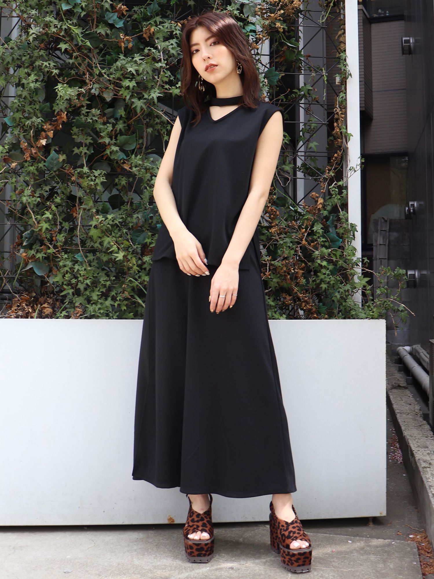 2WAYチョーカーワンピース[品番：MKSW0021408]｜MURUA（ムルーア）のレディースファッション通販｜SHOPLIST（ショップリスト）