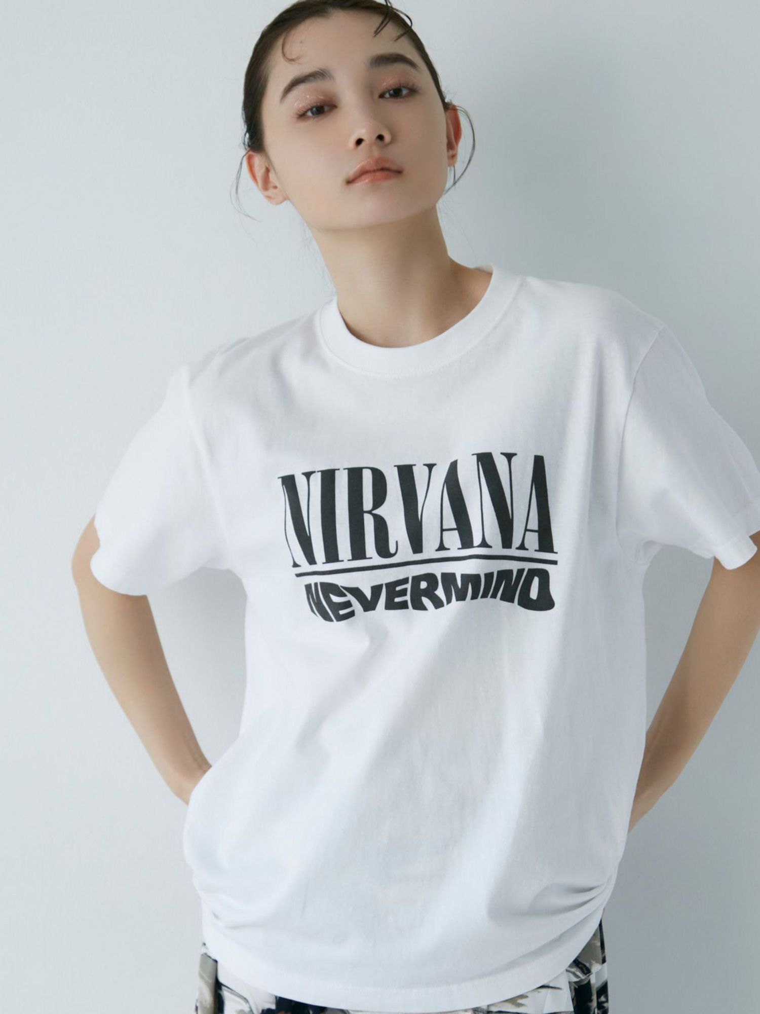 NIRVANA】ジャケットプリントTシャツ[品番：MKSW0051546]｜MURUA