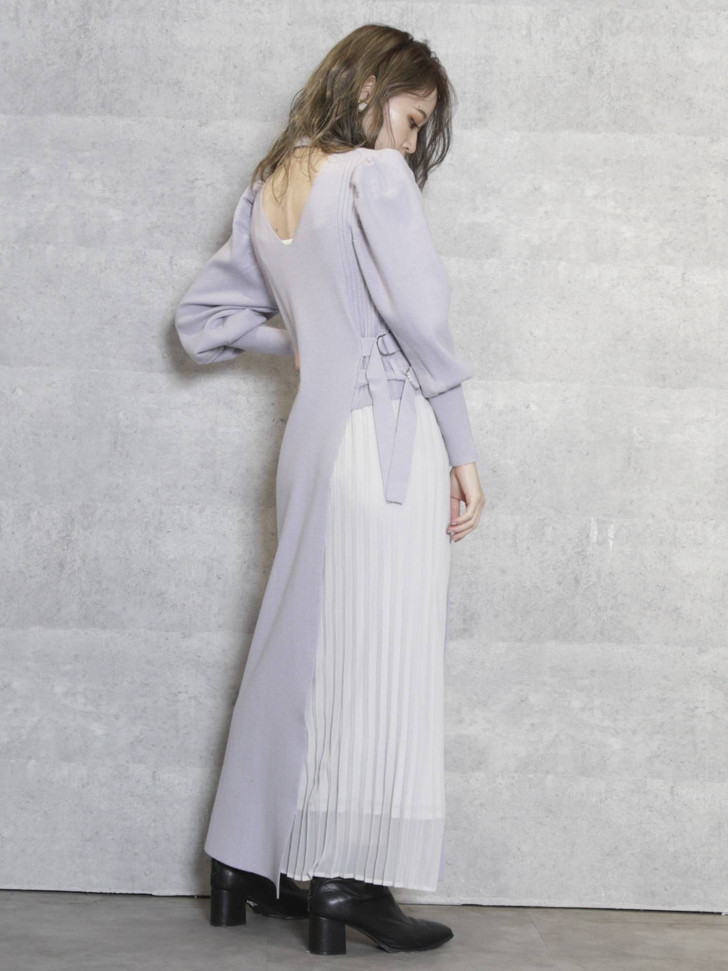 ショルダーポイントコンビワンピース 品番 Mksw Dazzlin ダズリン のレディースファッション通販 Shoplist ショップリスト