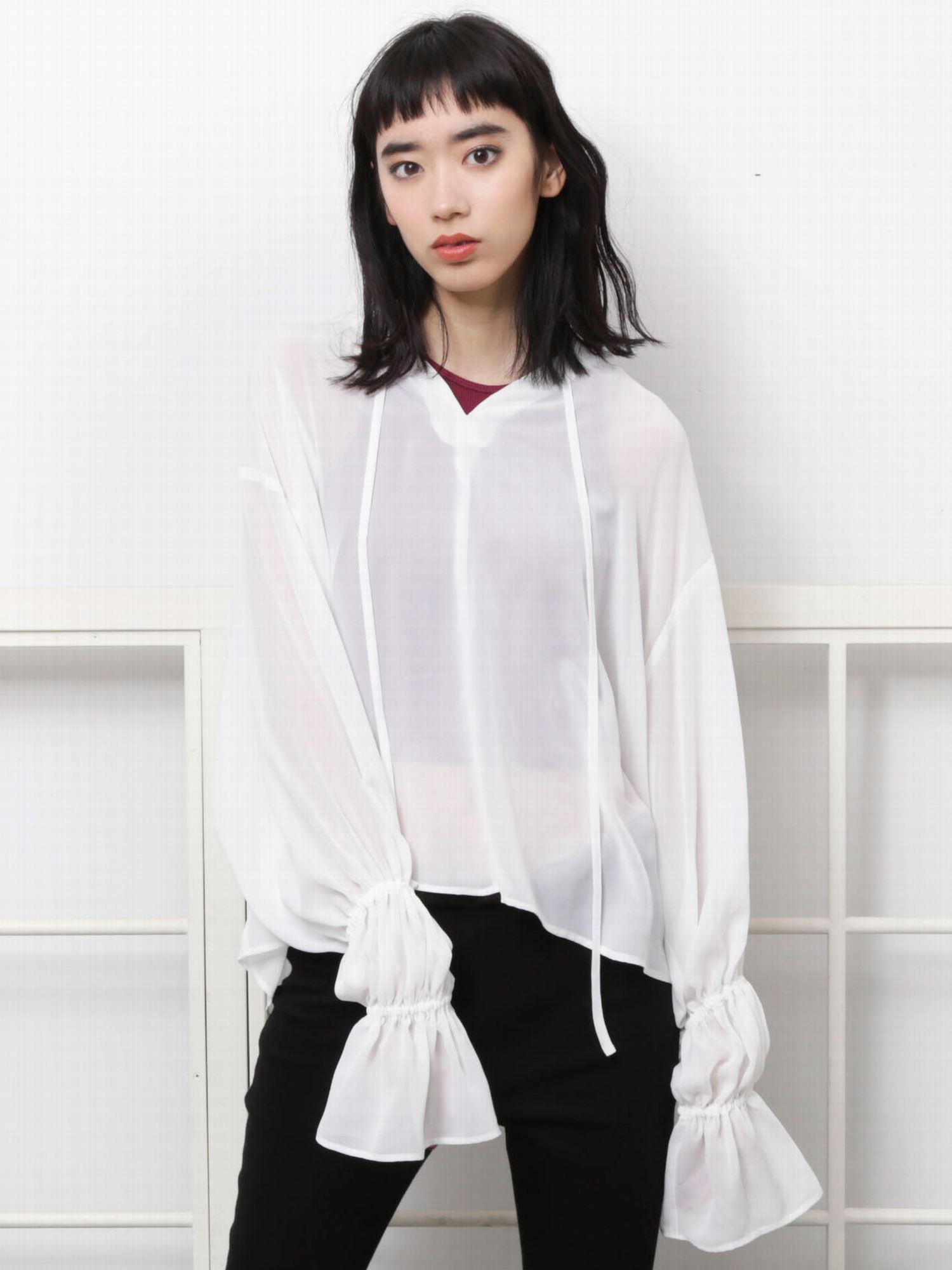 emoda エモダ 2way airy トップ カットソー