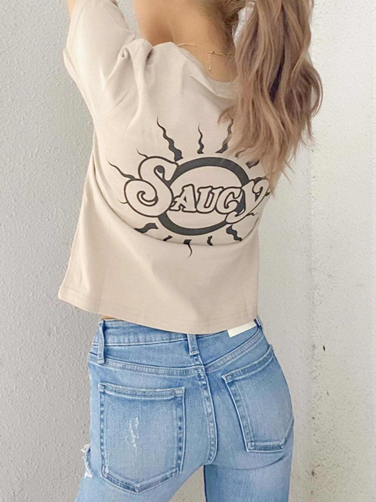 SAUCYショートTシャツ[品番：MKSW0037926]｜GYDA（ジェイダ）の