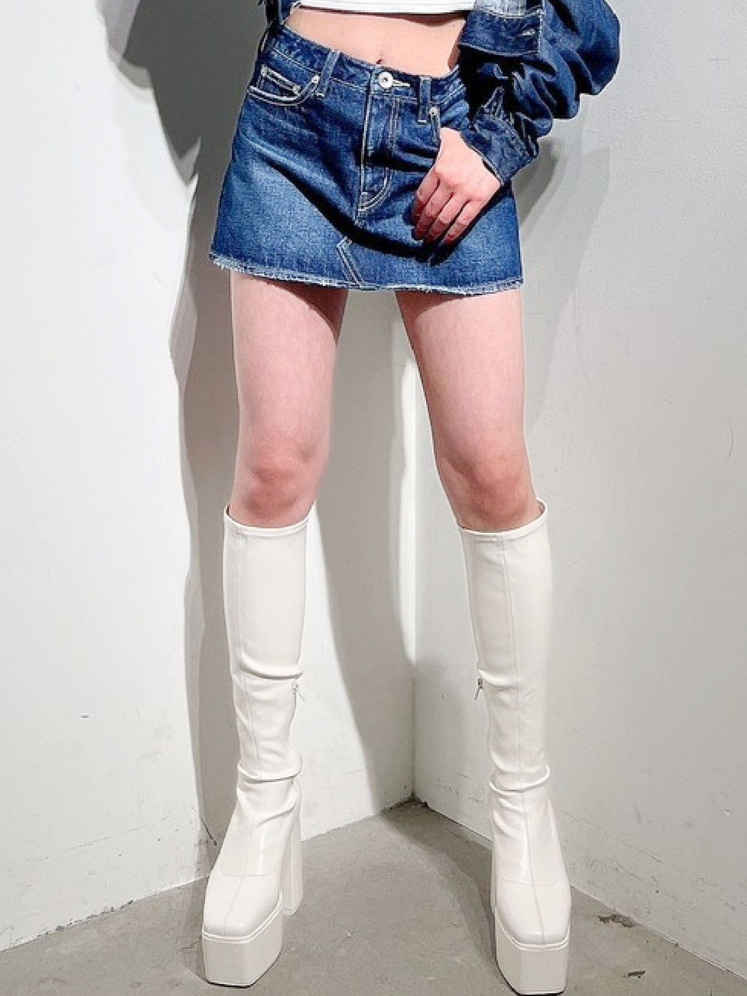 Vintageデニムスカートライクショートパンツ[品番：MKSW0051804]｜GYDA（ジェイダ）のレディースファッション通販｜SHOPLIST（ショップリスト）