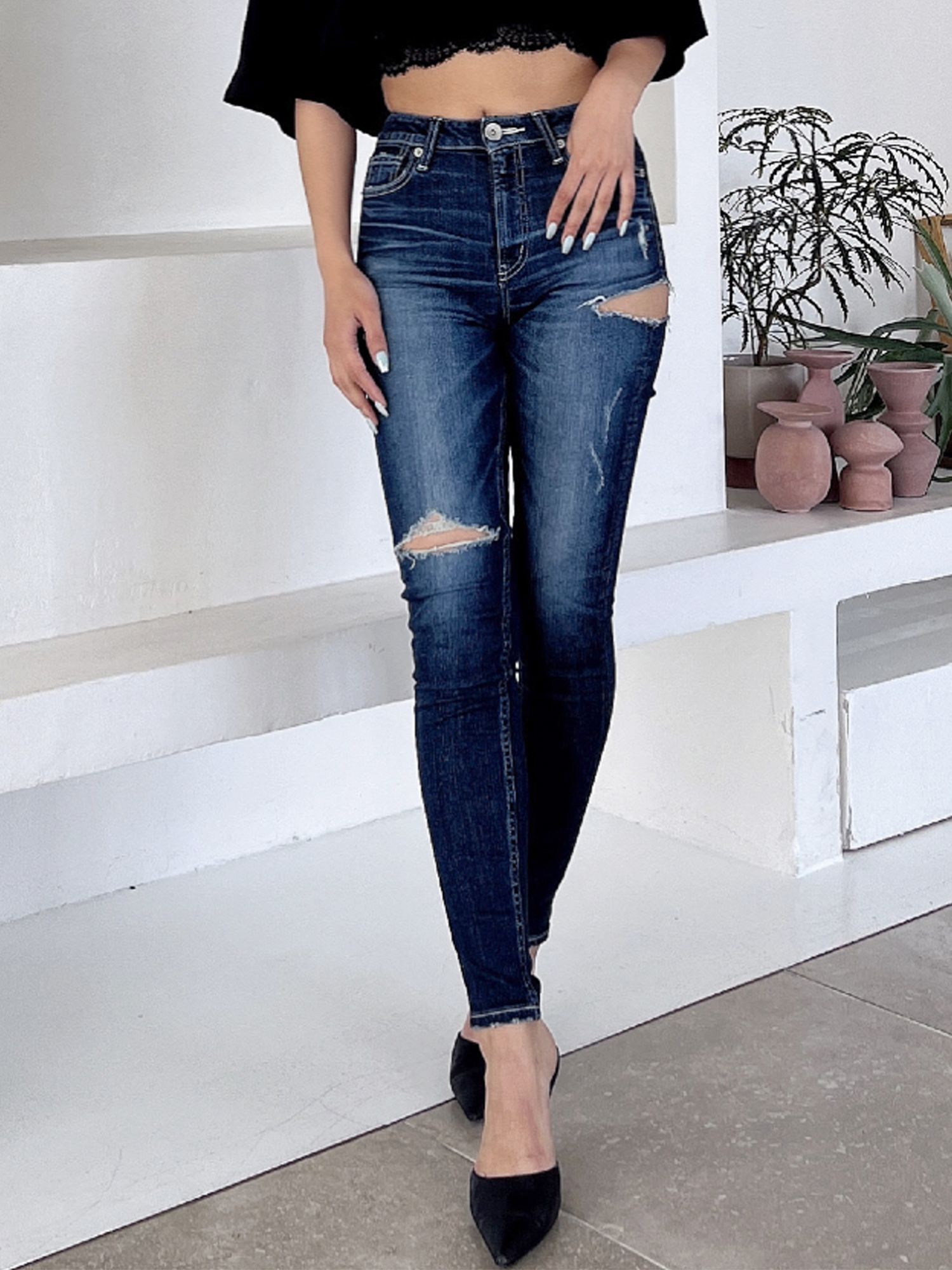 High Rise Kick Flare Jean at Seven7 Jeans