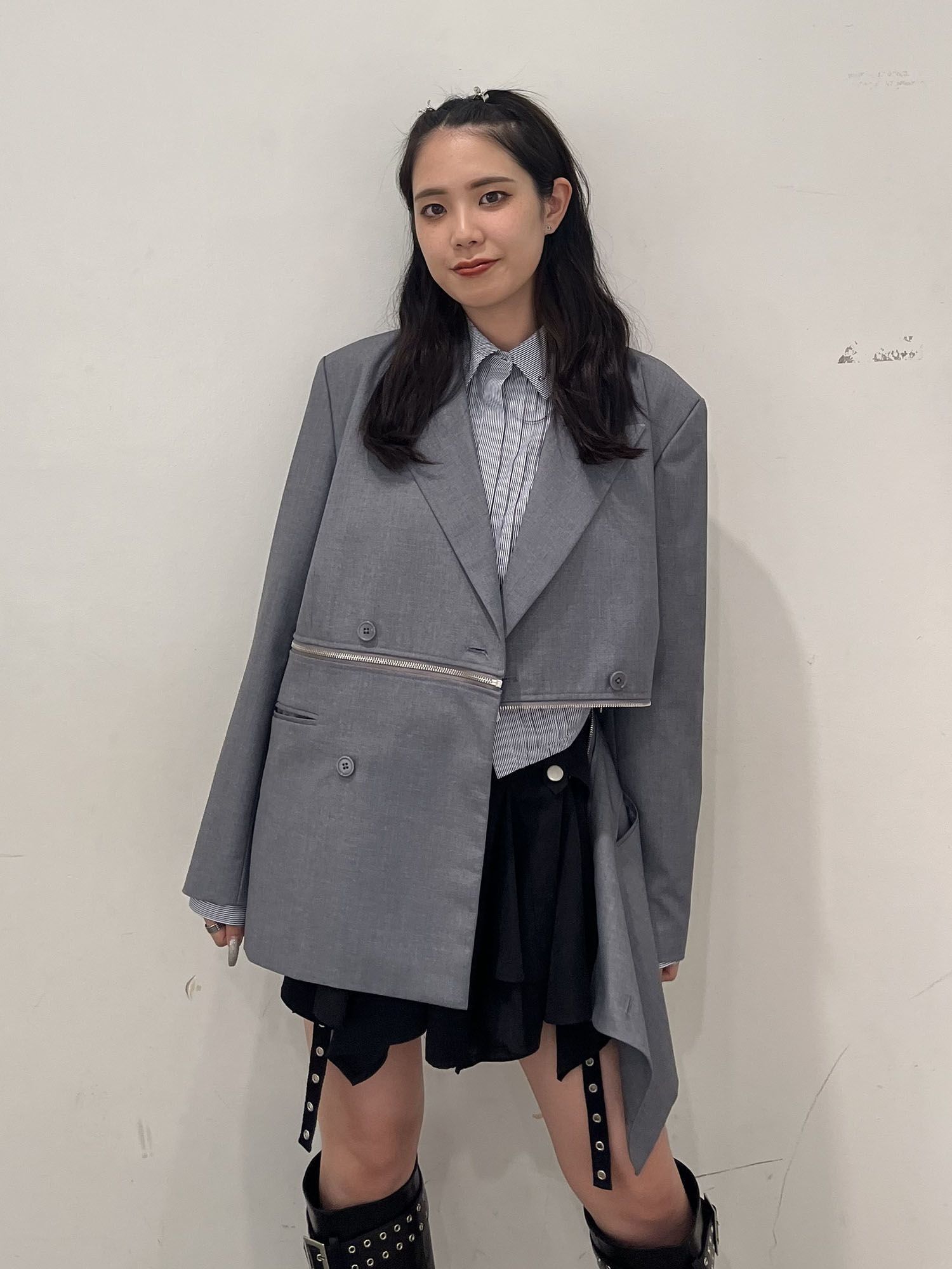 レングス2WAYルーズジャケット[品番：MKSW0059881]｜jouetie  