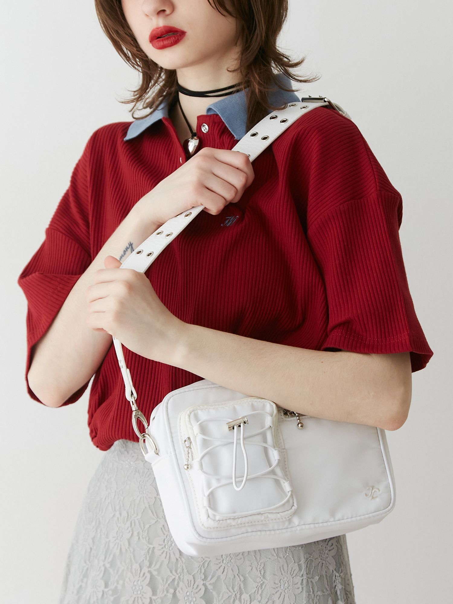 ナイロンコードショルダーBAG[品番：MKSW0058238]｜jouetie  