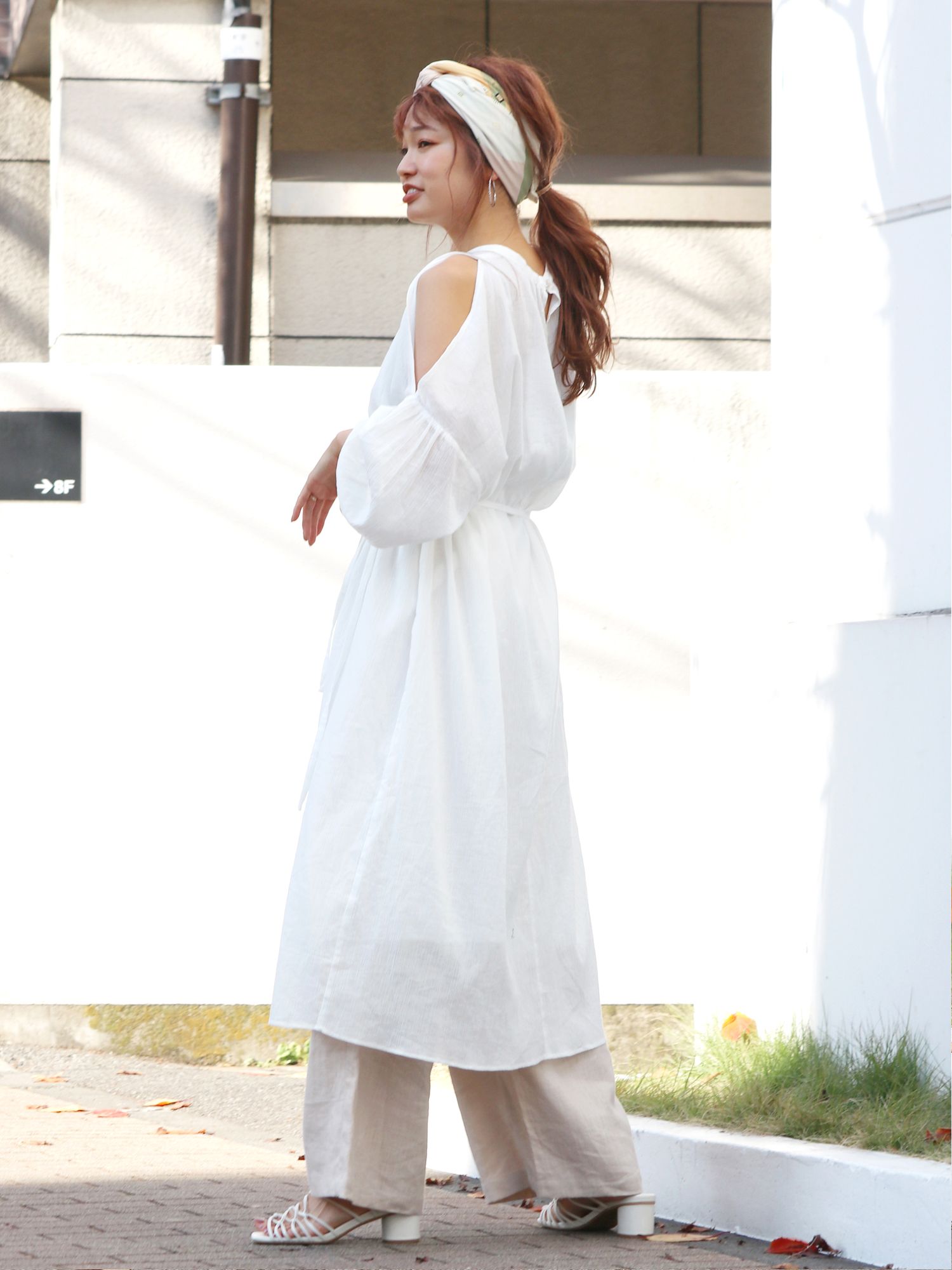 ショルダースリット楊柳ワンピース[品番：MKSW0028049]｜Ungrid（アン  