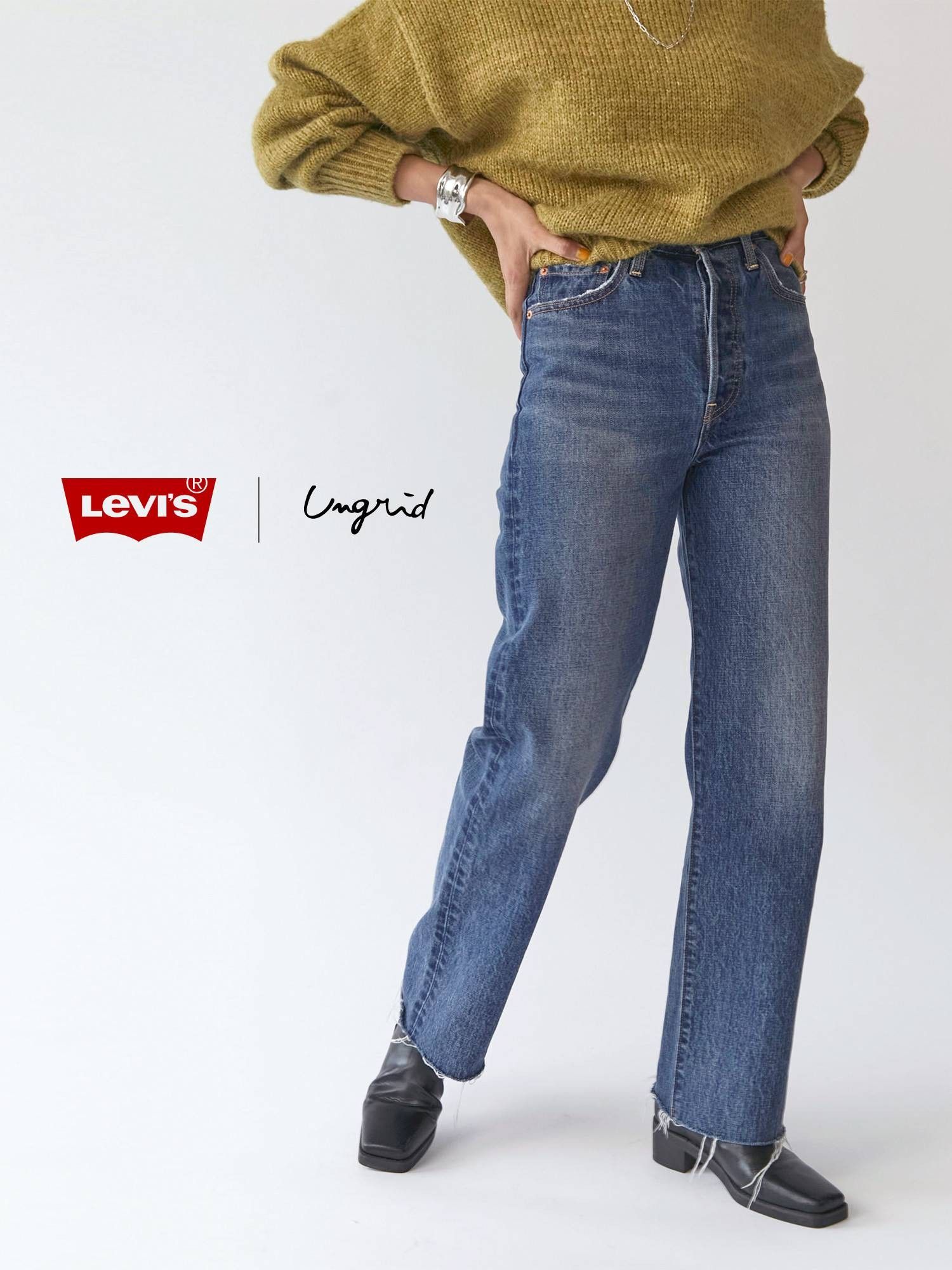 10周年限定】Levi's別注 セルフカットストレートデニム[品番