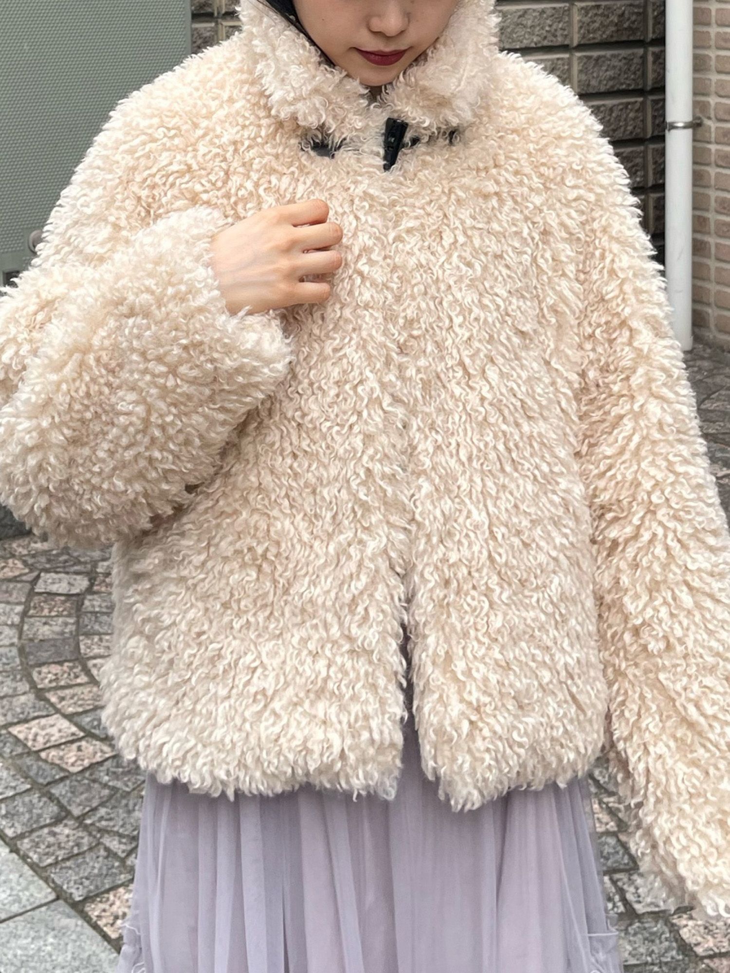 poodle collar fakefur coat[品番：MKSW0052265]｜merry  jenny（メリージェ二ー）のレディースファッション通販｜SHOPLIST（ショップリスト）