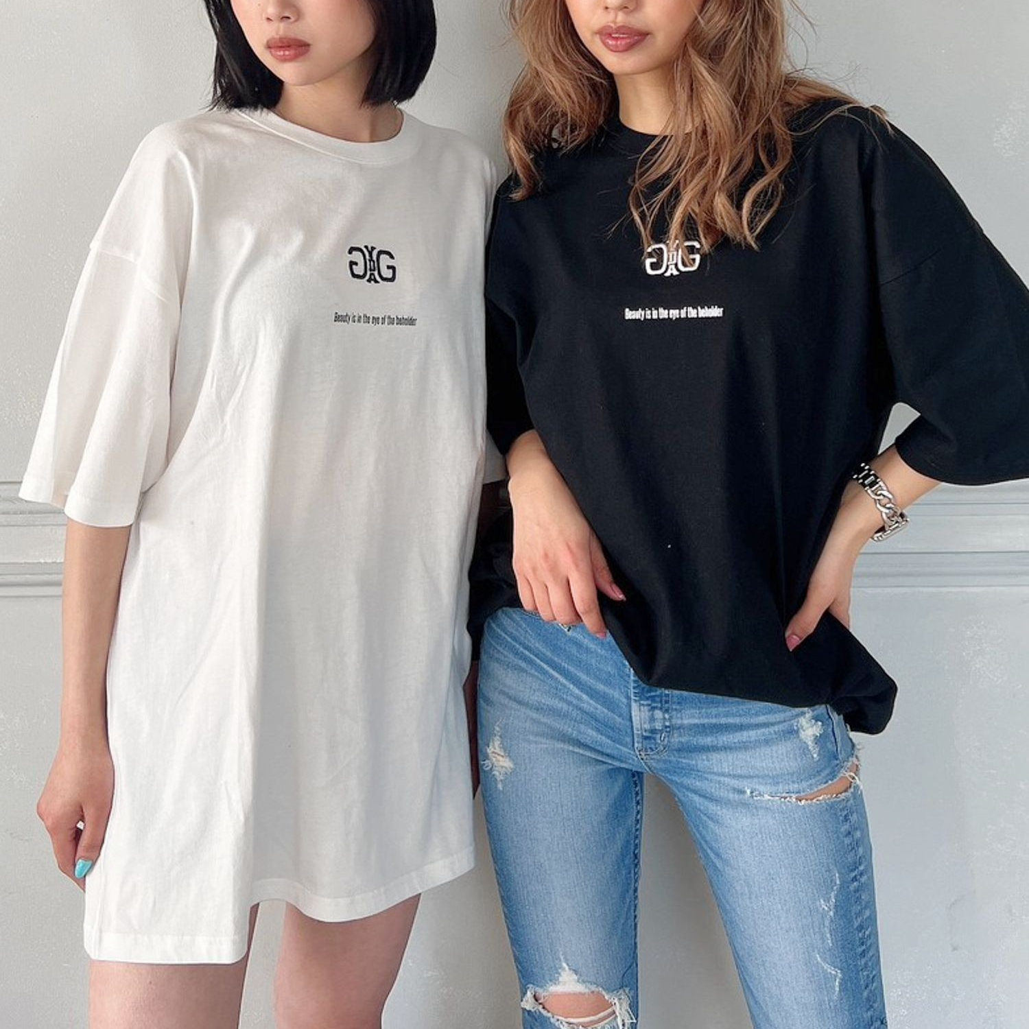 Symmetry GYDA BIG  Tシャツ[品番：MKSW0057508]｜GYDA（ジェイダ）のレディースファッション通販｜SHOPLIST（ショップリスト）