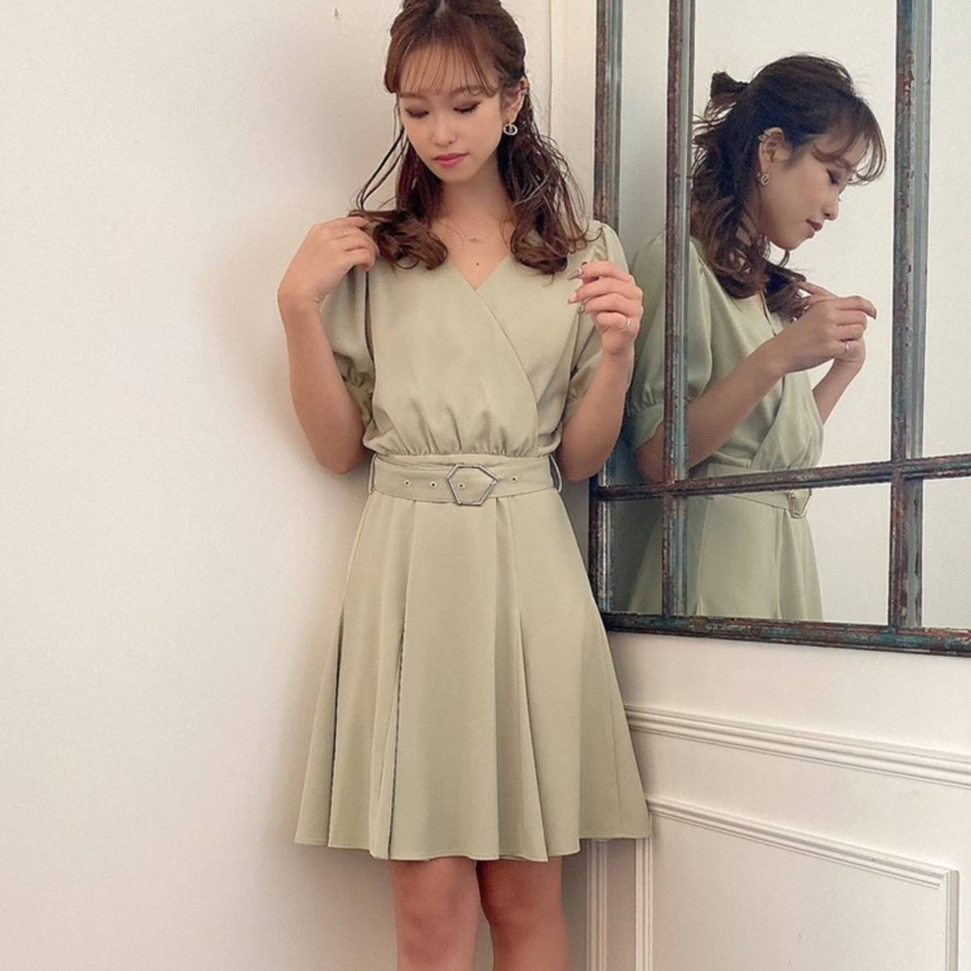 カシュクールフレアミニワンピース 品番 Mksw Resexxy リゼクシー のレディースファッション通販 Shoplist ショップリスト