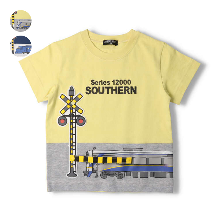 南海電車遮断機仕掛け半袖Ｔシャツ[品番：MTIK0004960]｜こどもの森e-shop（コドモノモリイーショップ）のキッズファッション通販｜SHOPLIST（ショップリスト）