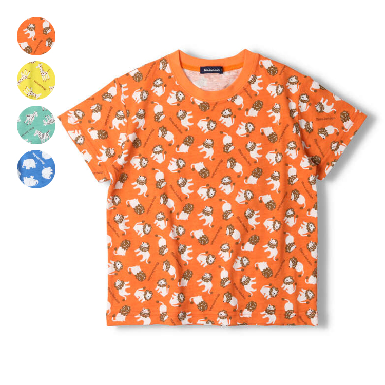 新品 Tシャツ 日本製ムージョンジョン 130 イエロー