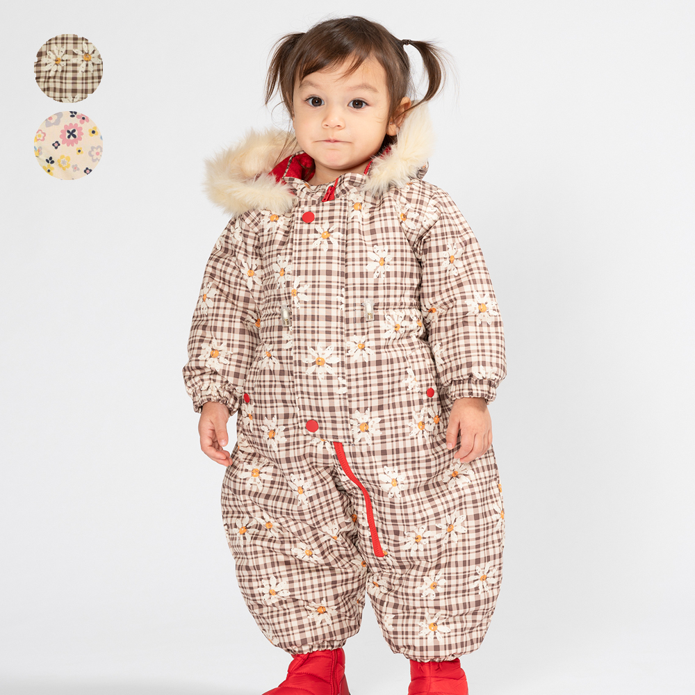 JollyJury 花柄スノーコンビ  ジャンプスーツ[品番：MTIK0001594]｜こどもの森e-shop（コドモノモリイーショップ）のキッズファッション通販｜SHOPLIST（ショップリスト）
