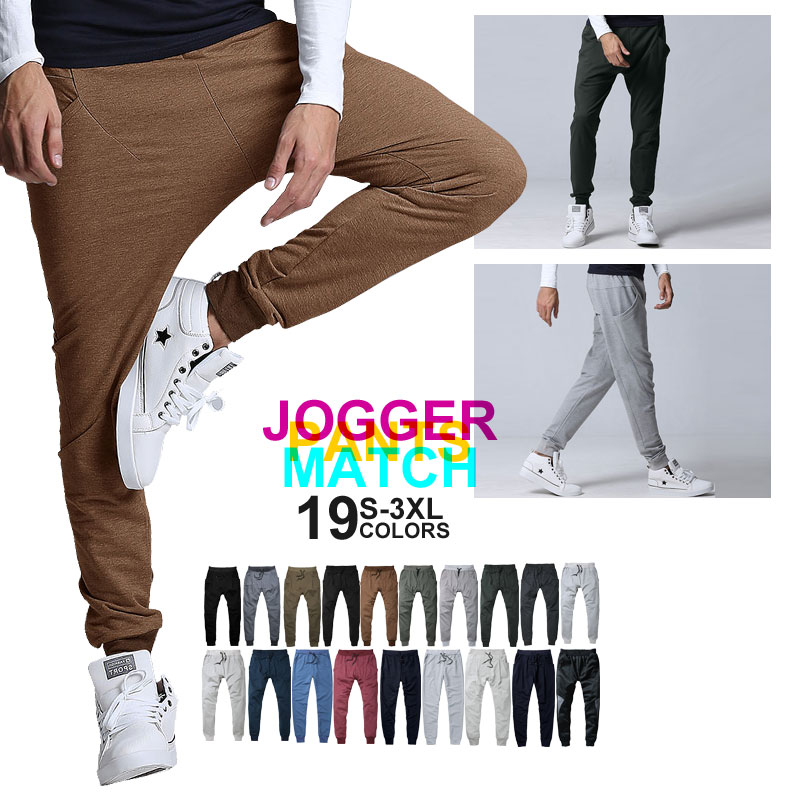 ジョガーパンツ メンズ スウェットパンツ スウェット スキニースリム[品番：MAHM0000081]｜MATCH麻吉（マッチ）のメンズ ファッション通販｜SHOPLIST（ショップリスト）