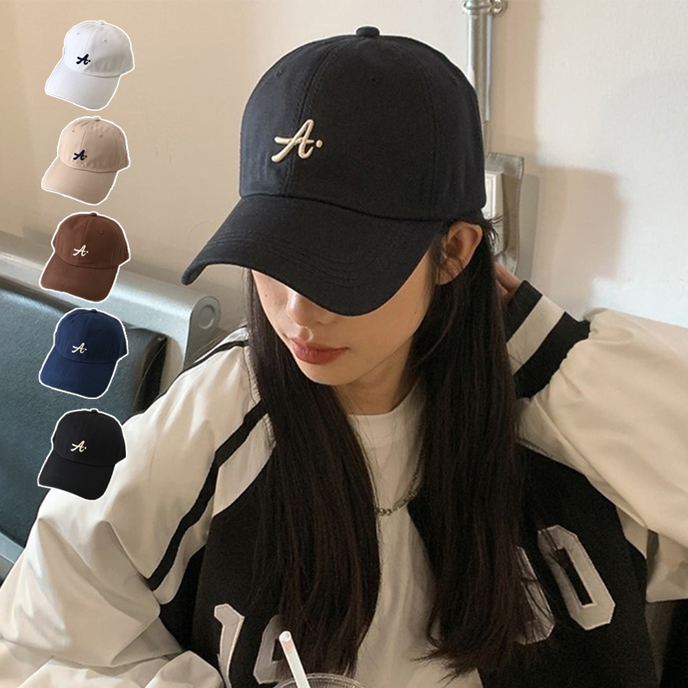 メンズ NYC キャップ 韓国 インポート ロゴ 黒 野球帽 帽子