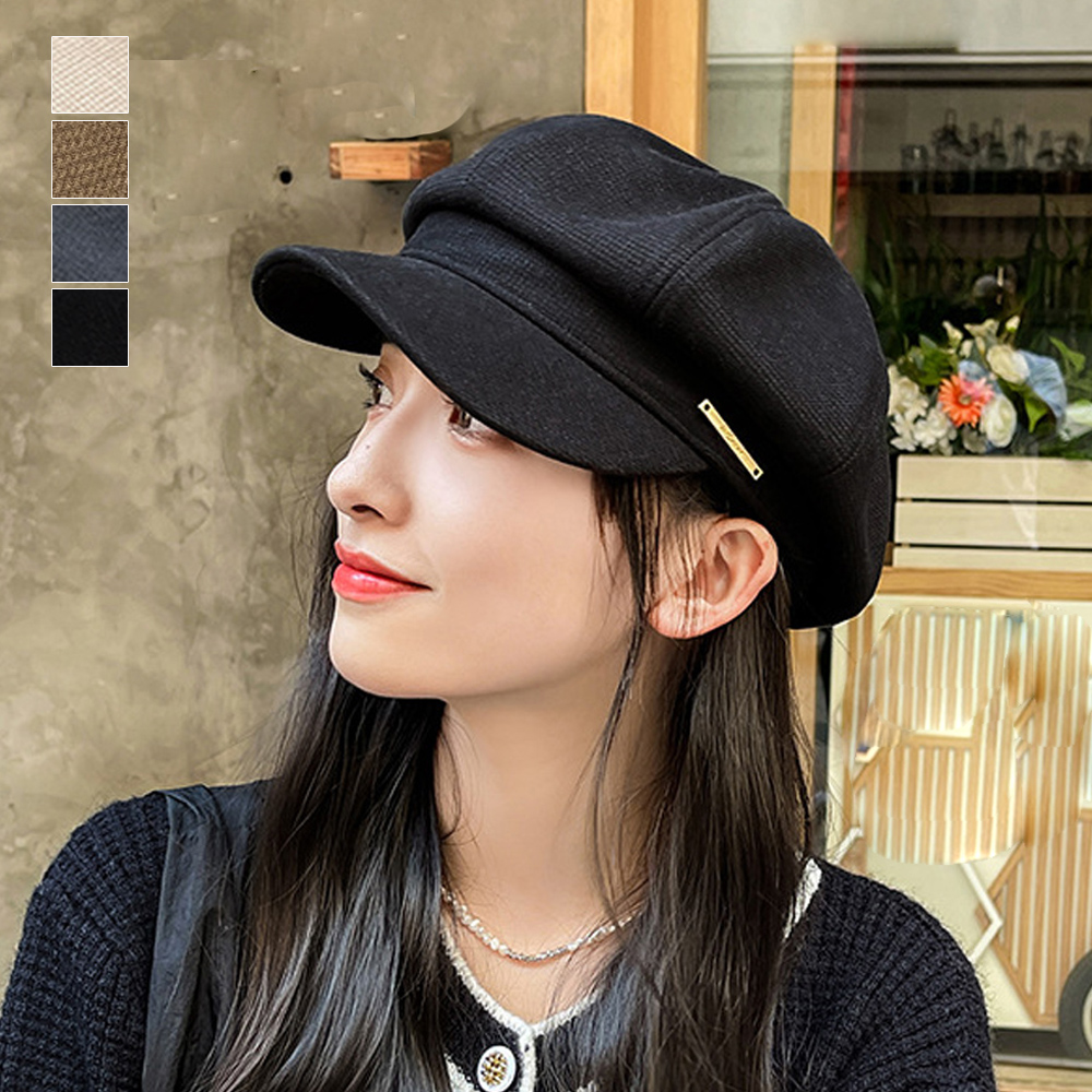 キャスケット 帽子 レディース 韓国風[品番：II000009478