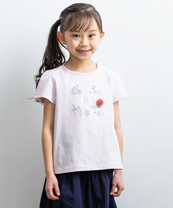 子供服 女の子 Tシャツ[品番：NONK0002093]｜moononnon（ムーノンノン）のキッズファッション通販｜SHOPLIST（ショップリスト）