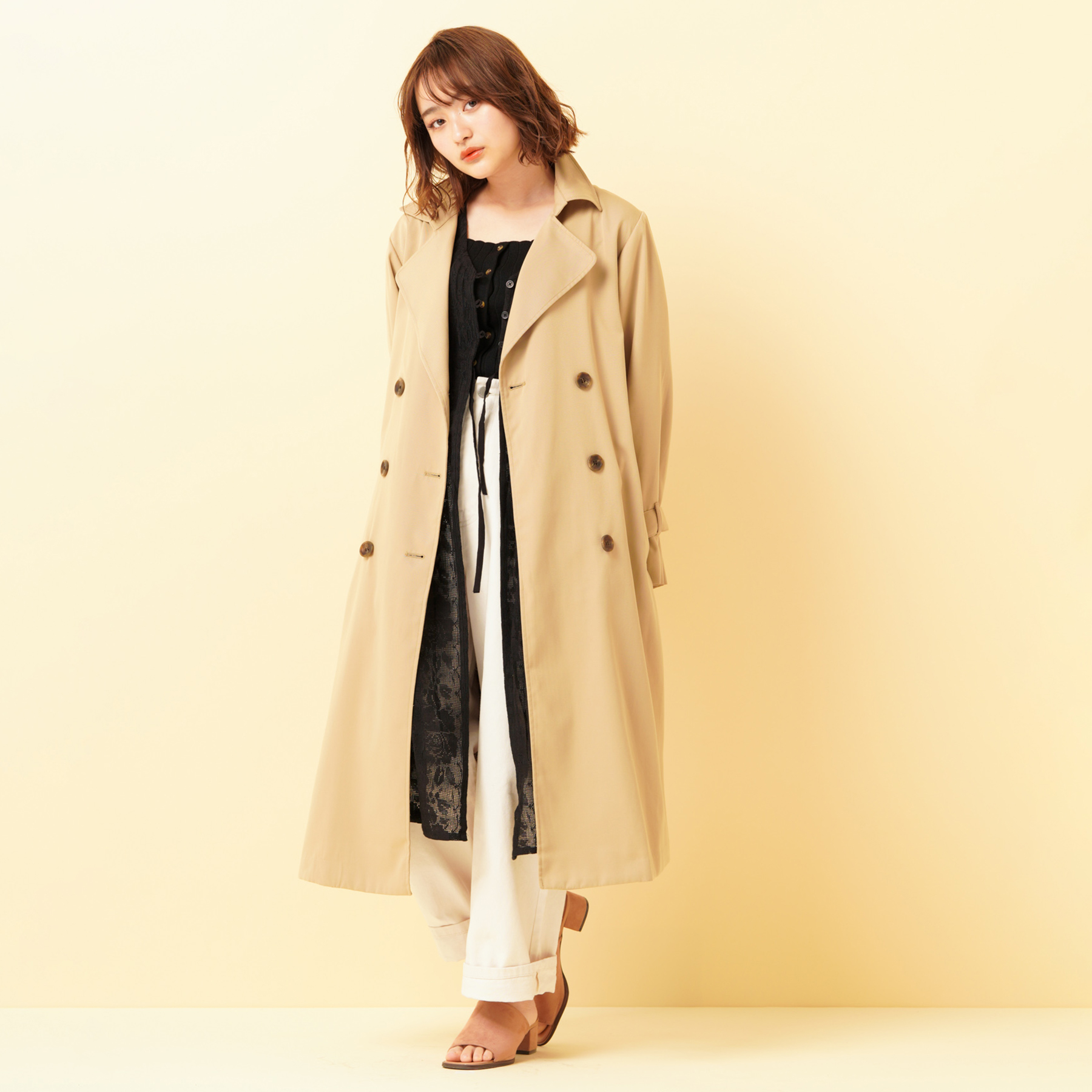 Retro Girl シアーbプリーツトレンチ 品番 Rtgw Retro Girl レトロガール のレディースファッション通販 Shoplist ショップリスト