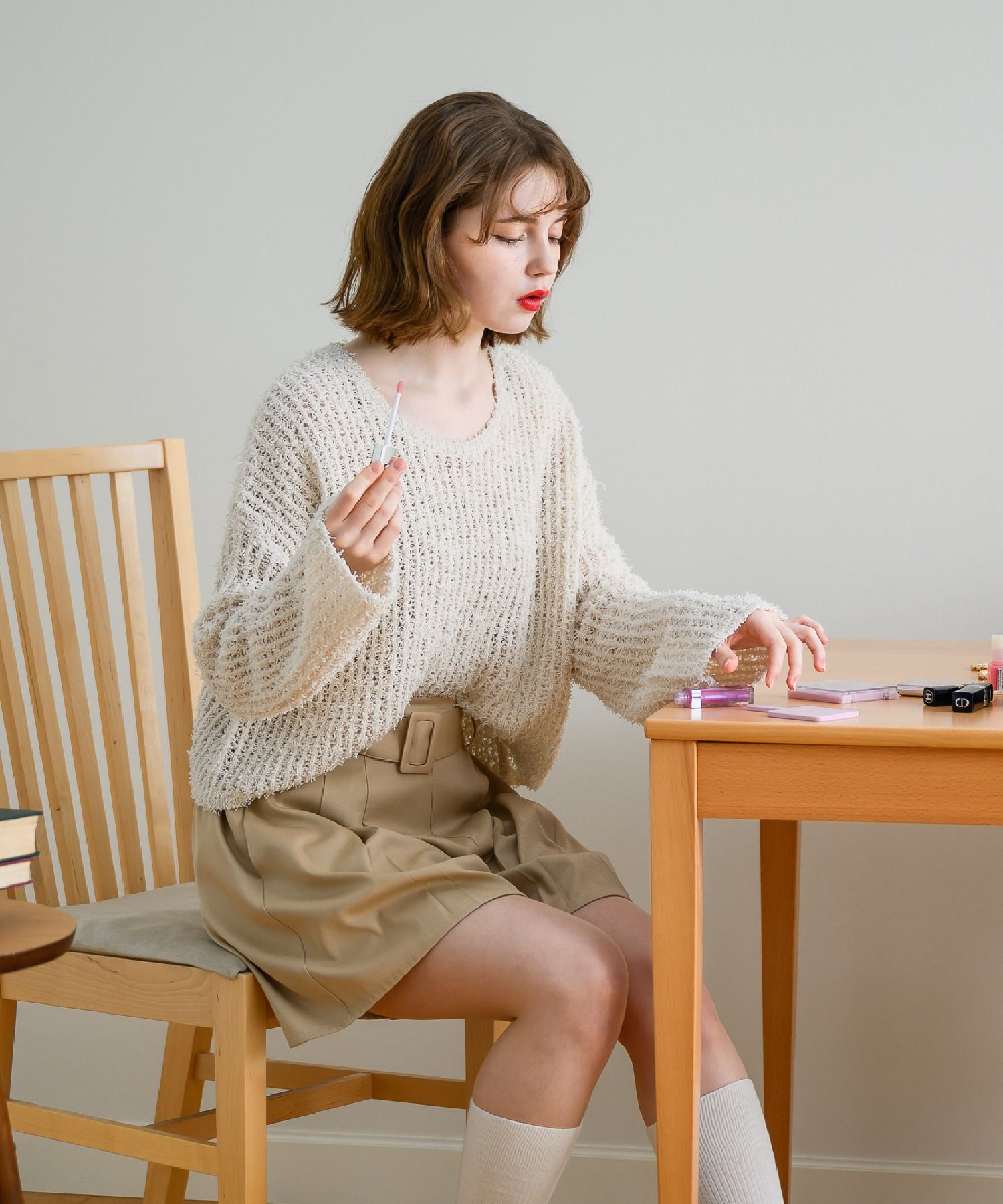 モップヤーンNTPO[品番：RTGW0007687]｜RETRO GIRL（レトロガール）の  