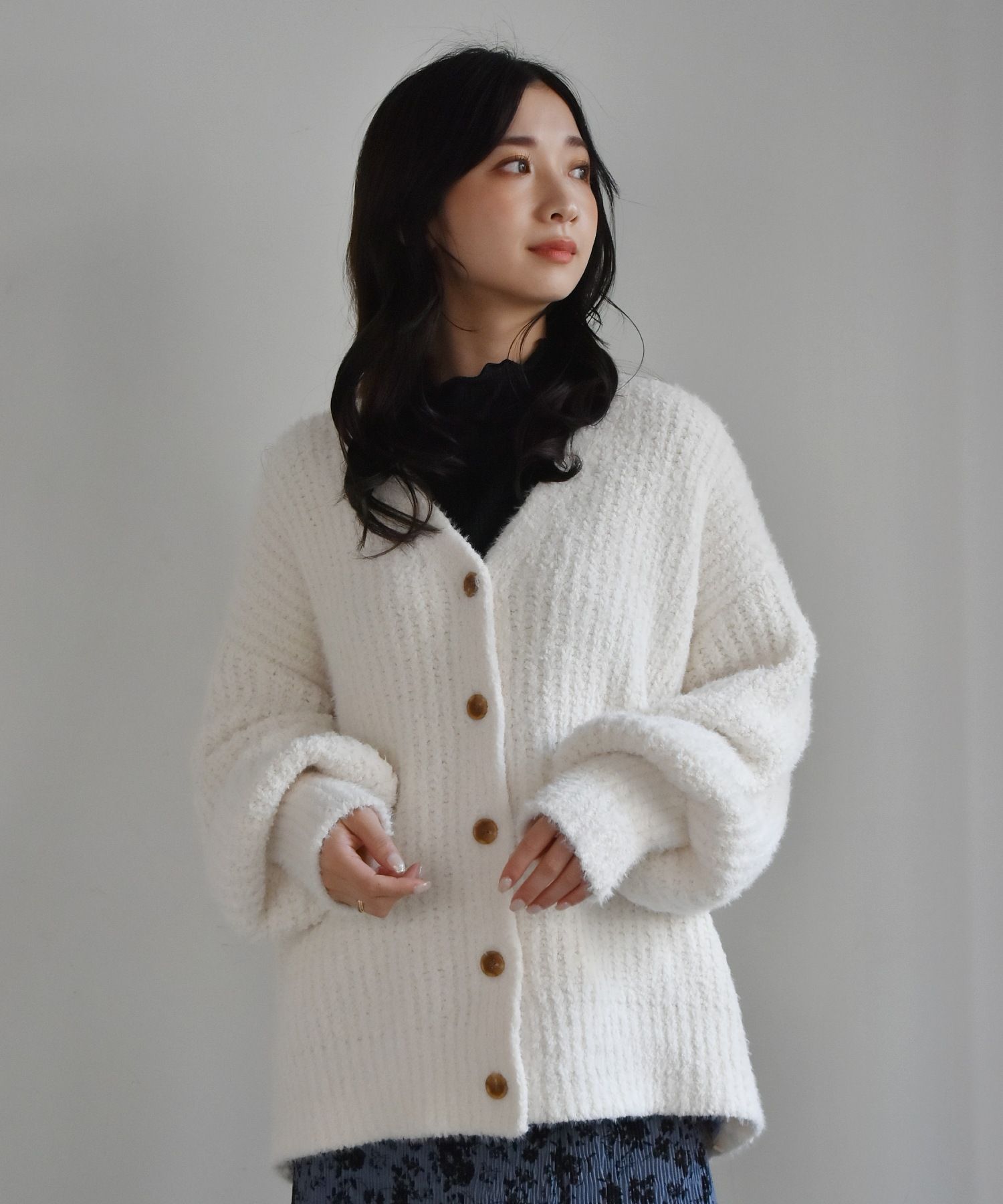 美品RETRO GIRLロングサマーニットカーディガン オシャレ 通販 レトロガール ロングカーディガン